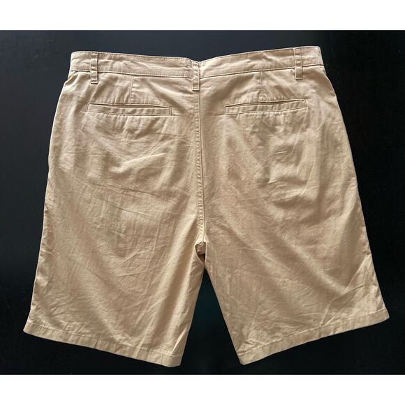 HURLEY Tan Lightweight Cotton Flat Front Shorts sz 38 - Picture 8 of 13